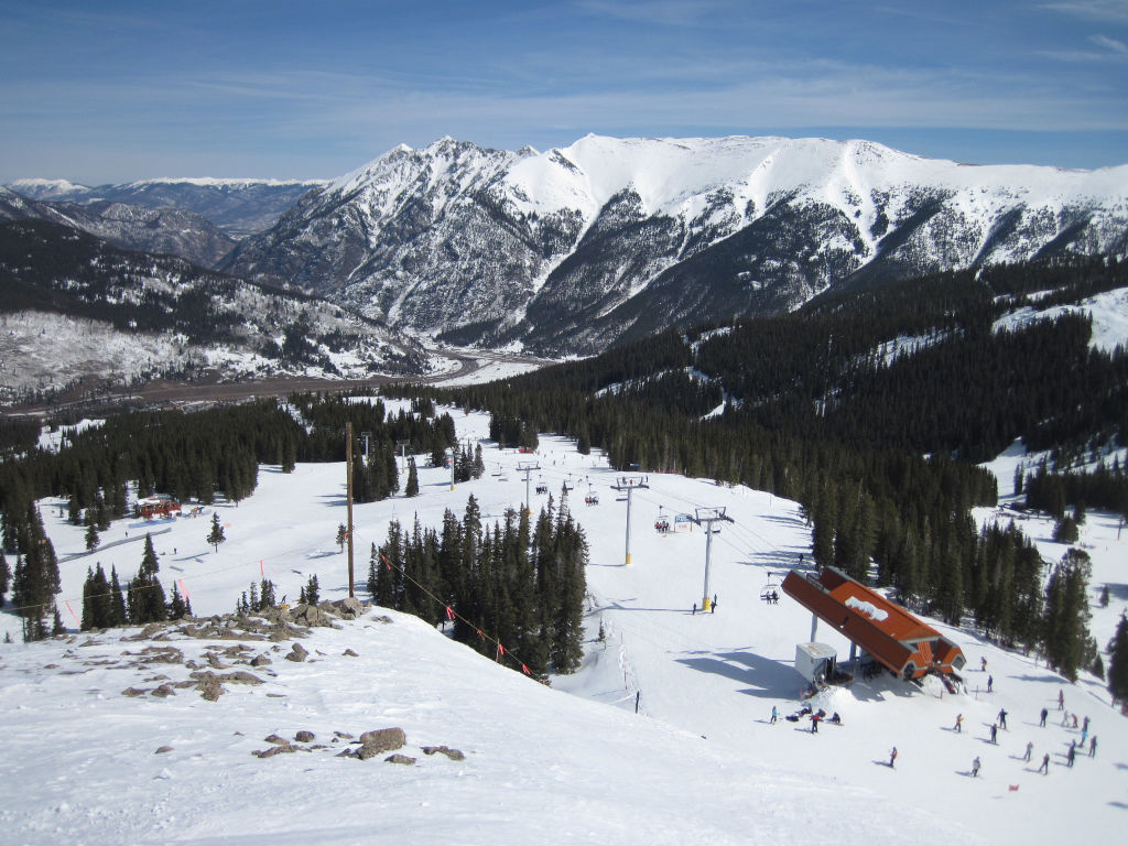 copper mountain scenic view over I70