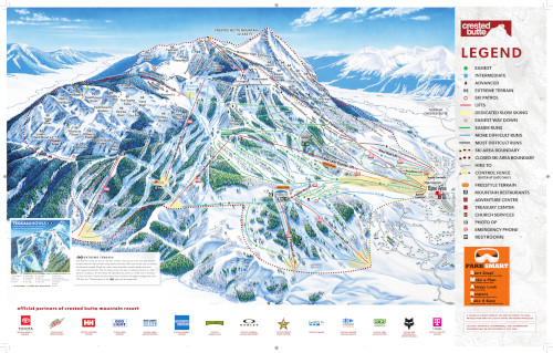 trail map of crested butte ski resort in colorado
