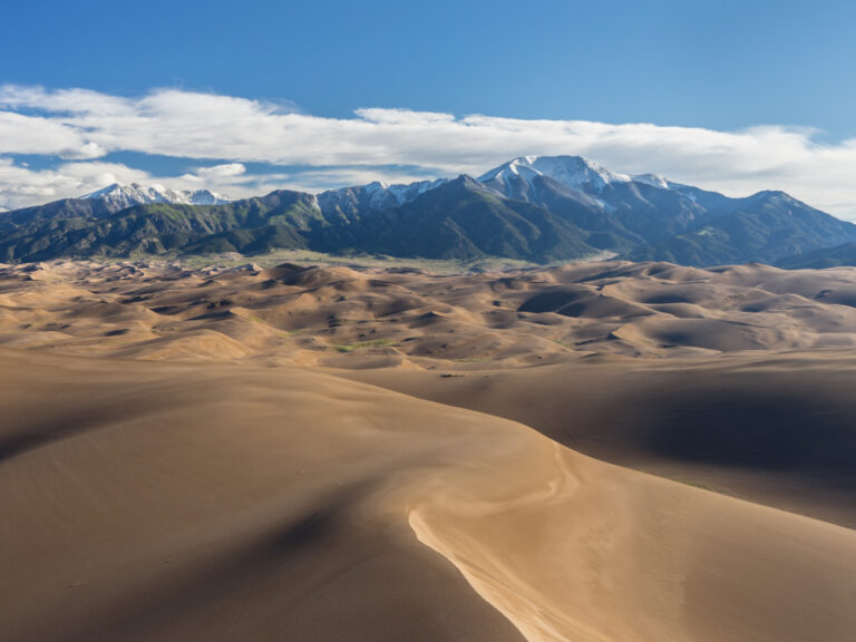 Great Sand Dunes National Park Landscape View - Wide