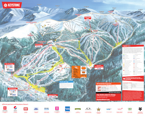 keystone colorado ski resort trail map