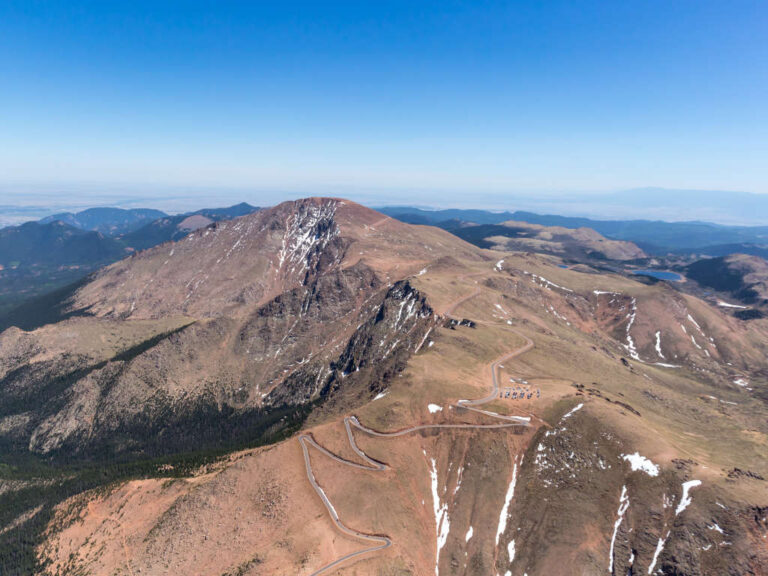 Pikes Peak Aerial Photo