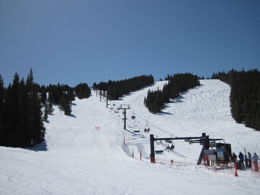 Piney Basin Triple Chair at Ski Cooper Colorado Ski Resort