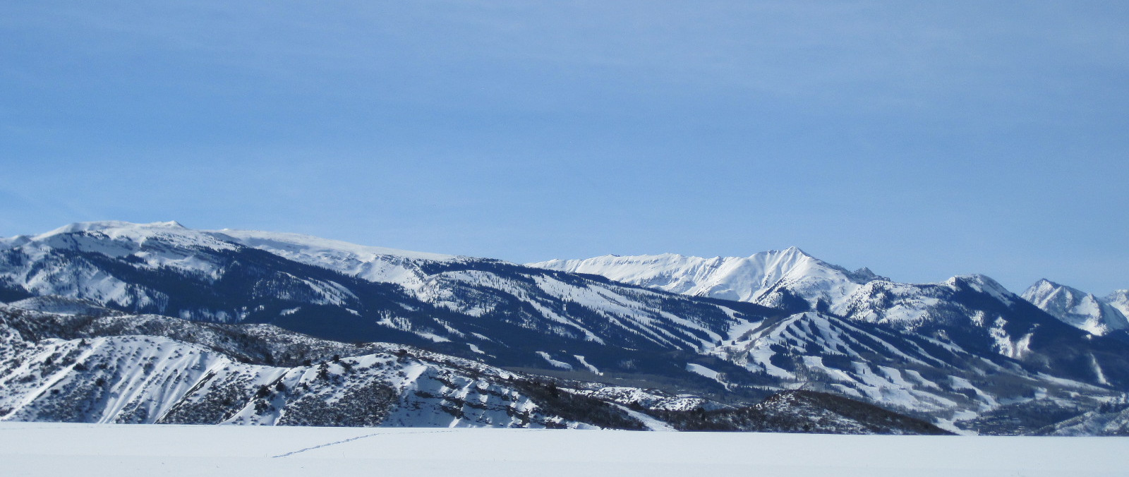 snowmass colorado wide panoramic view