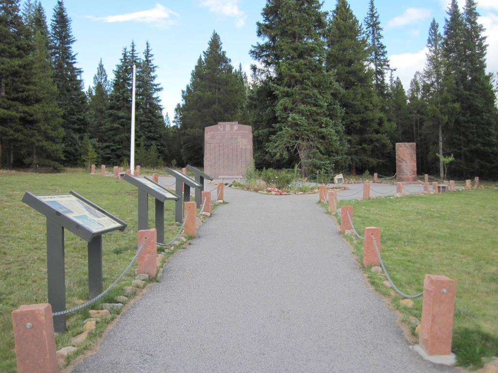 10th Mountain Division Memorial at the summit of Tennessee Pass, Colorado