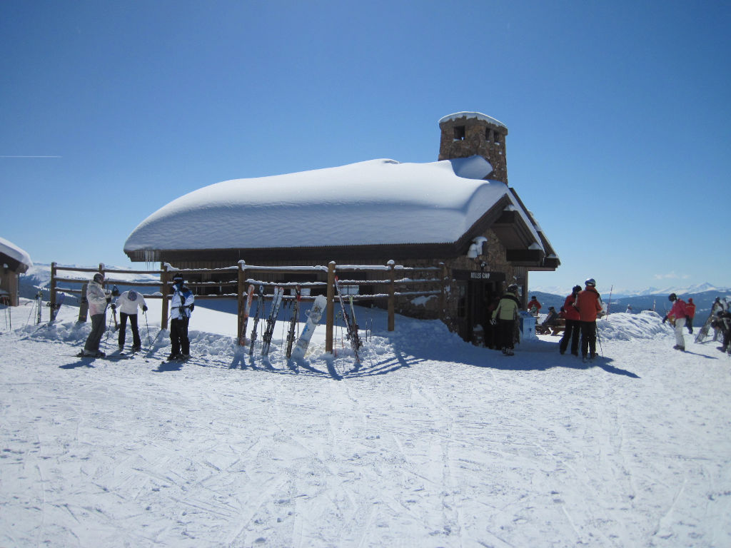 old Belle's Camp building at Vail Blue Sky Basin