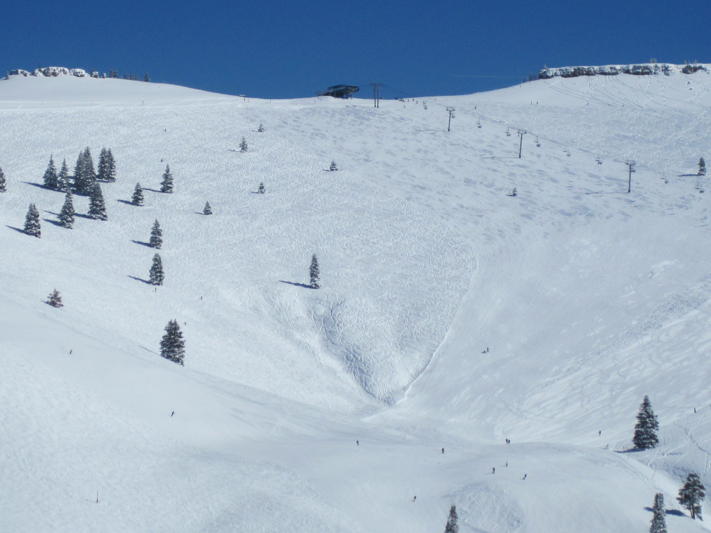 Vail China Bowl on a powder day