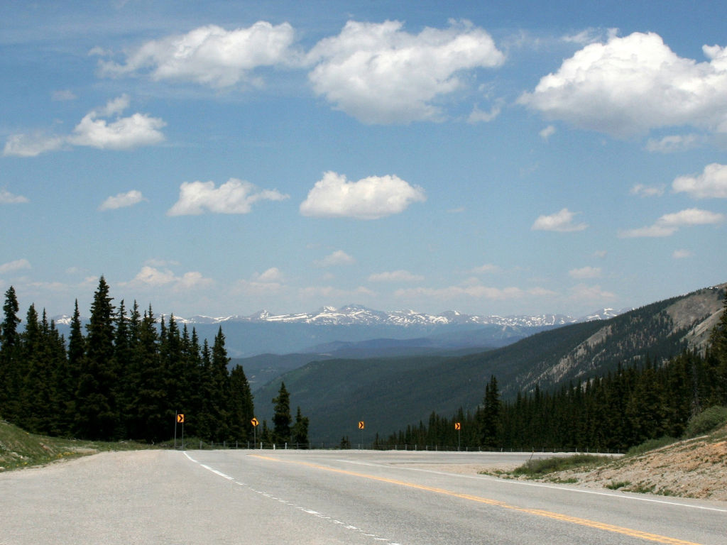 Hoosier Pass on the Continental Divide in Colorado