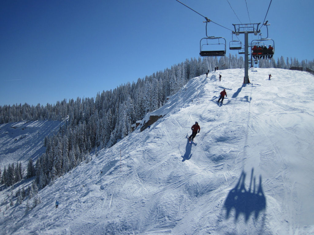 Lover's Leap at Vail Blue Sky Basin picture from chairlift