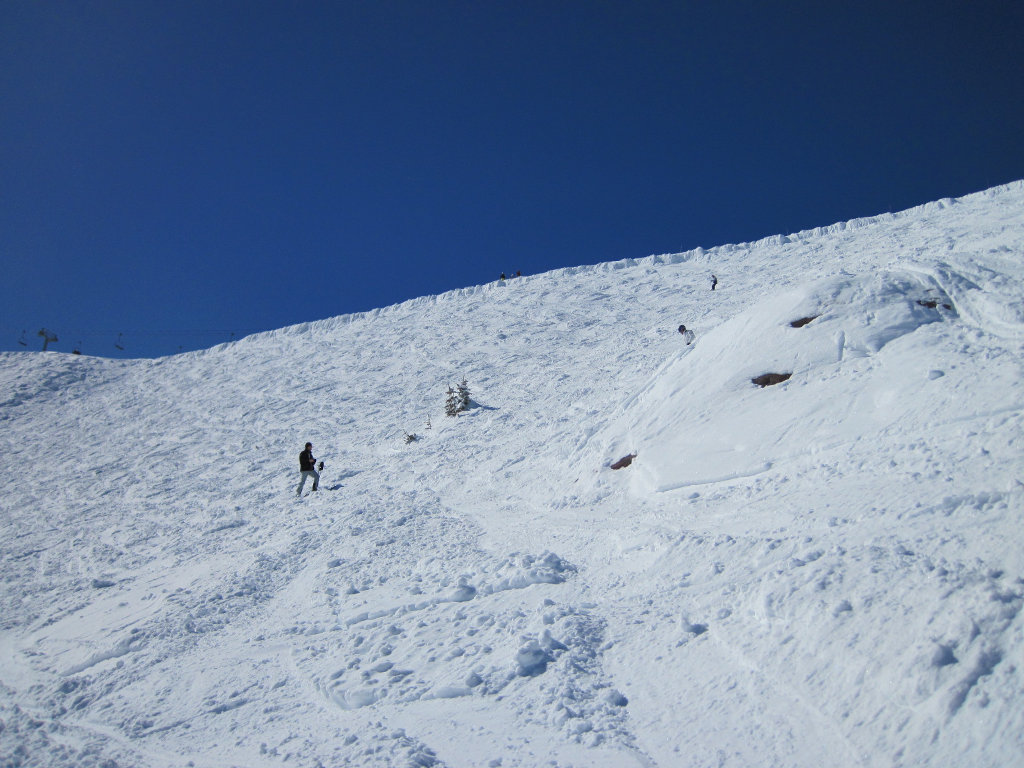 Blue Sky Basin Lover's Leap looking up from below the Lover's Leap cornice