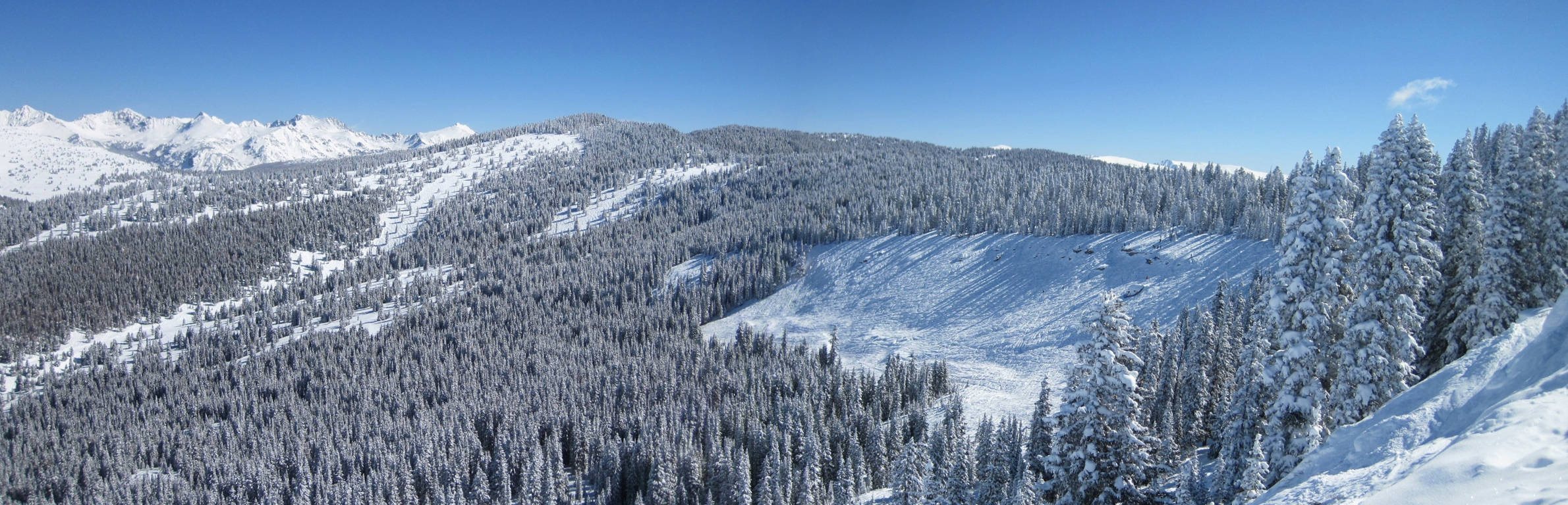 Blue Sky Basin Pete's Bowl panorama