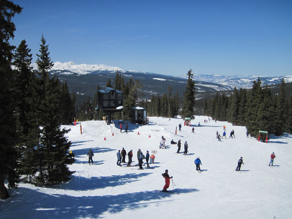 Top of Ski Cooper Ski Area on Tennessee Pass