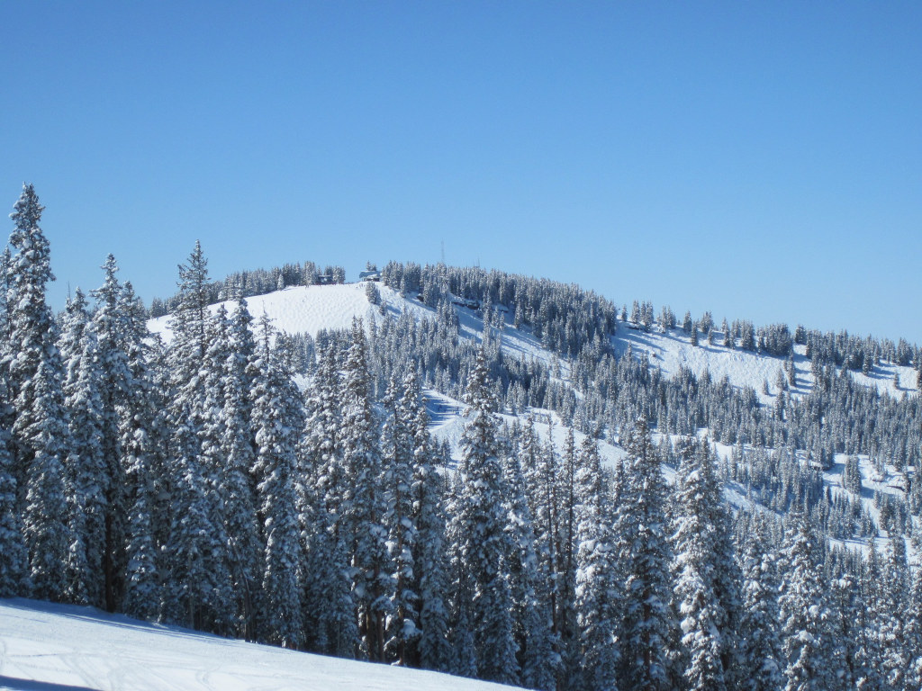 North Rim and the area near top of Northwoods Express Lift at Vail