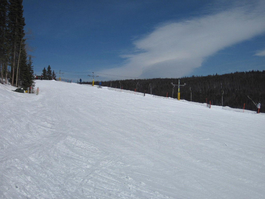 surface lift at base of Winter Park on sunny day