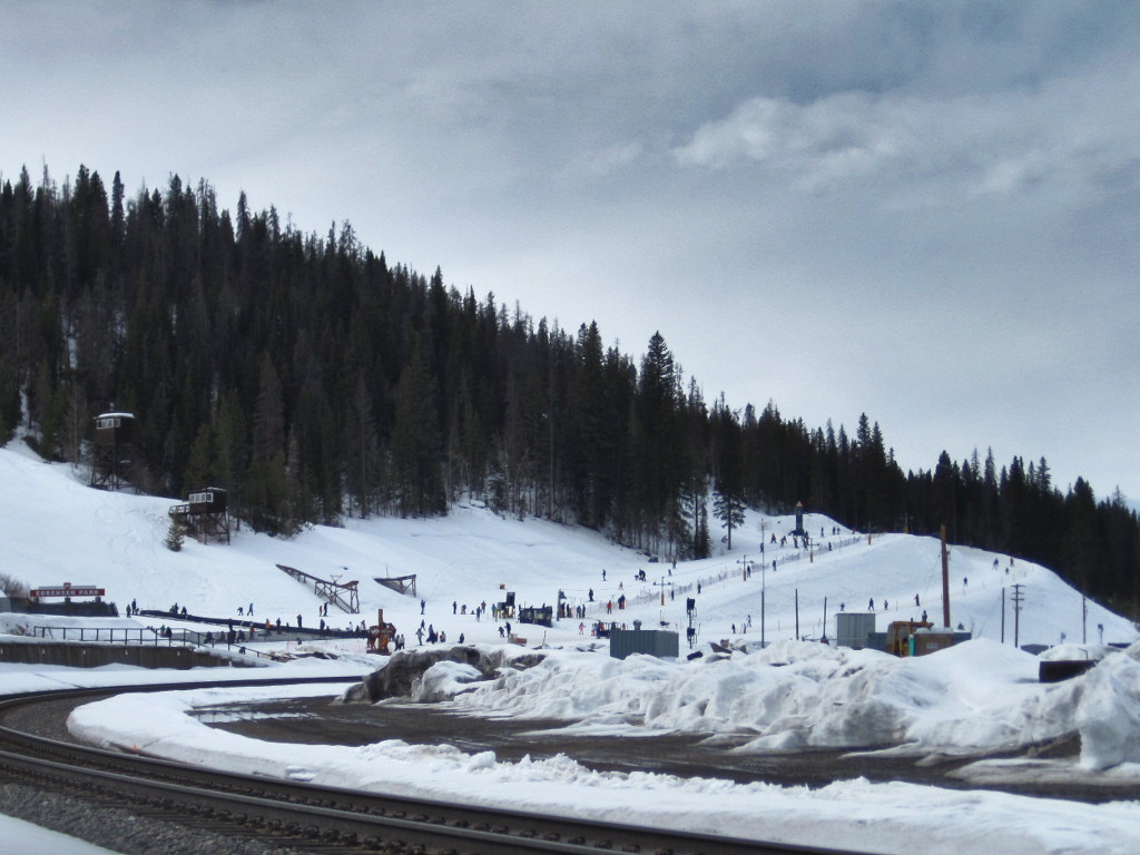 Sorensen Park and Moffat railroad at Winter Park