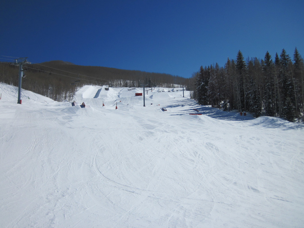 Vail Ski Resort Golden Peak terrain park