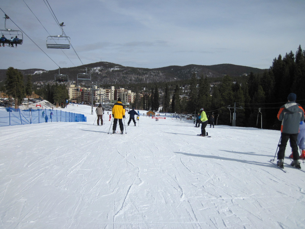 Peak 9 Breckenridge beginner learning zone Camelback Platter