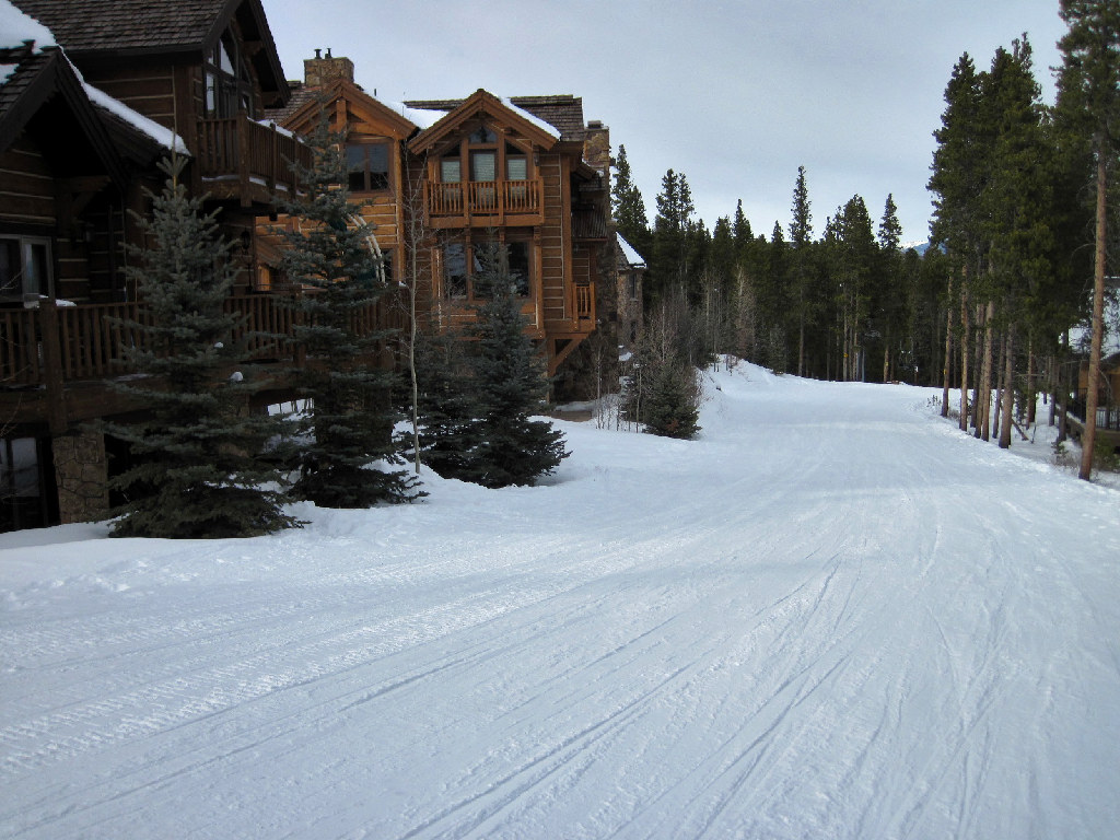 Snowflake ski trail at Breckenridge