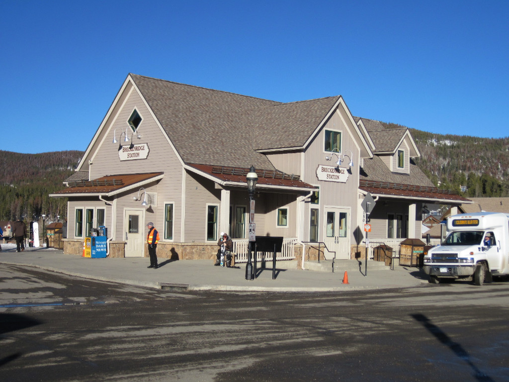 breckenridge station transportation hub in breckenridge colorado near gondola base