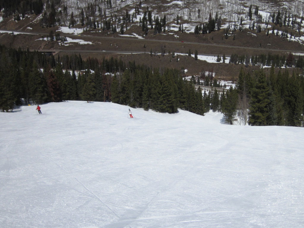 ski trails at Copper Mountain Ski Resort