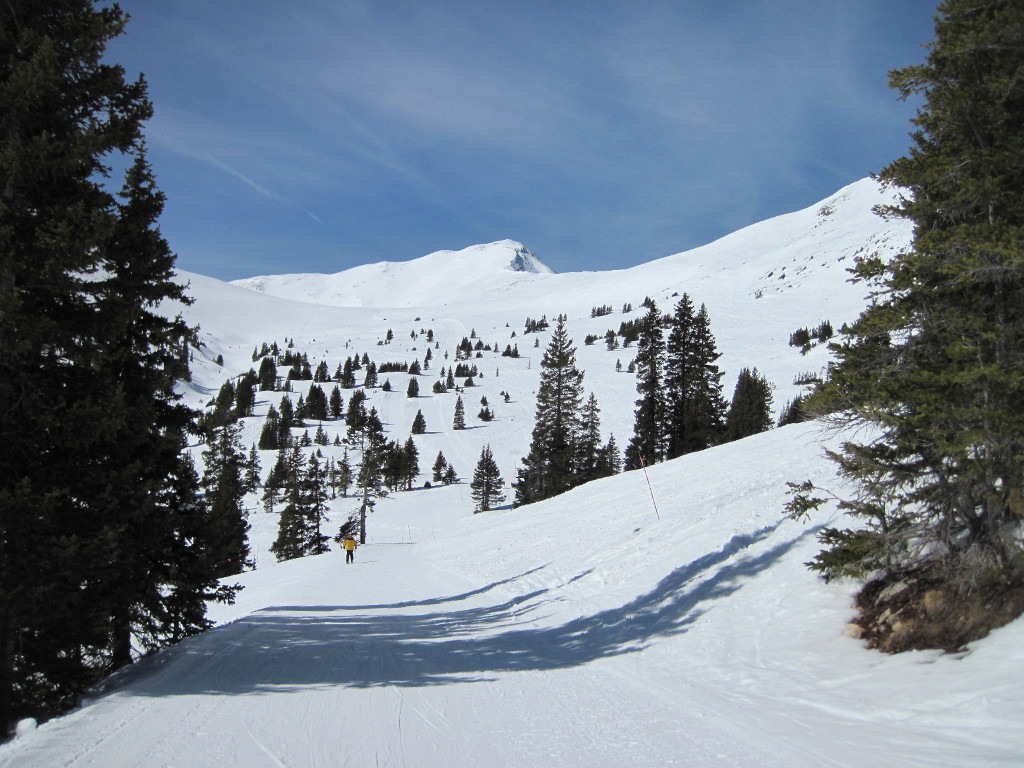 Otto Bahn ski trail in Copper Bowl