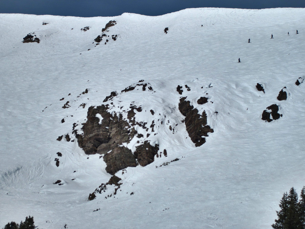 Copper Bowl cliffs at Copper Mountain