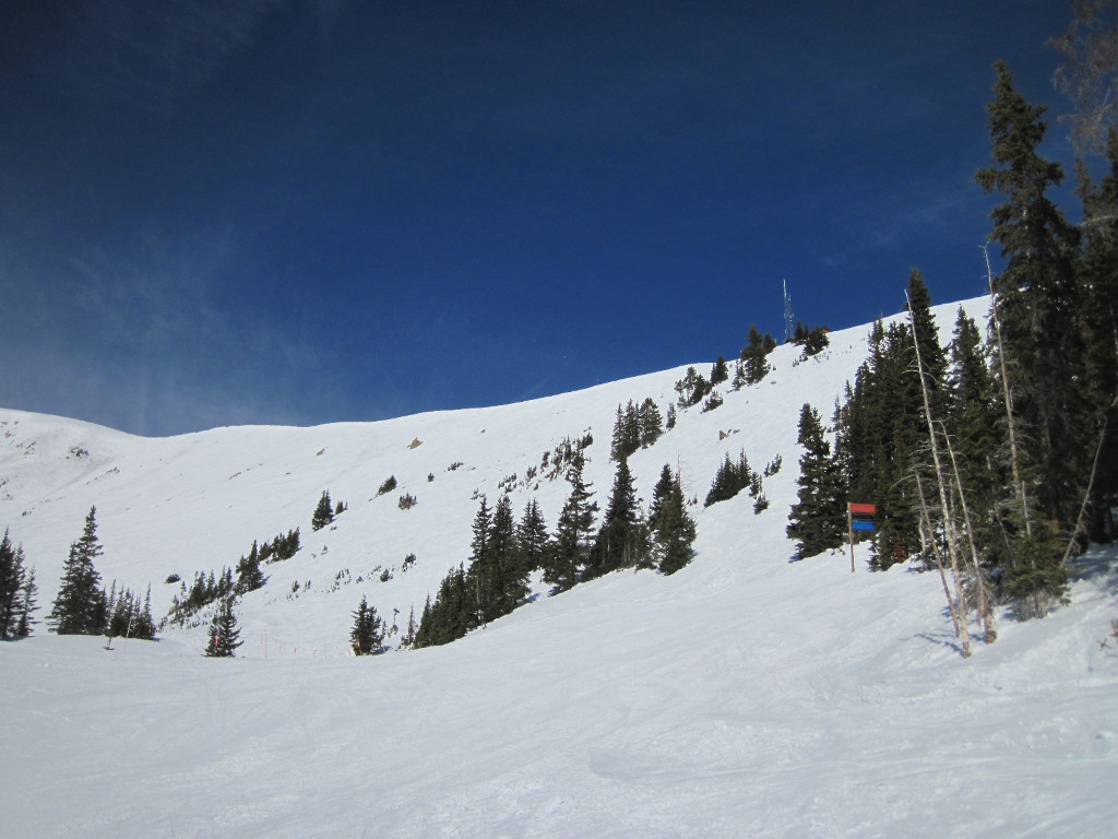 Spaulding Bowl looking upwards