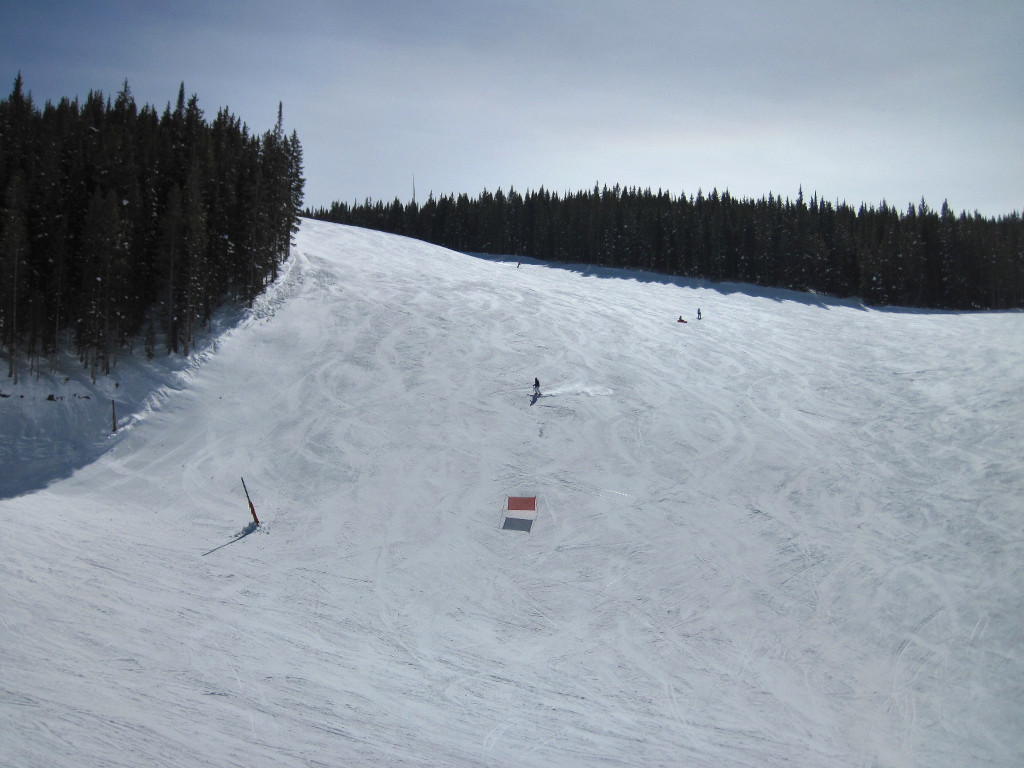 bottom of Game Creek Bowl at Vail Ski Resort