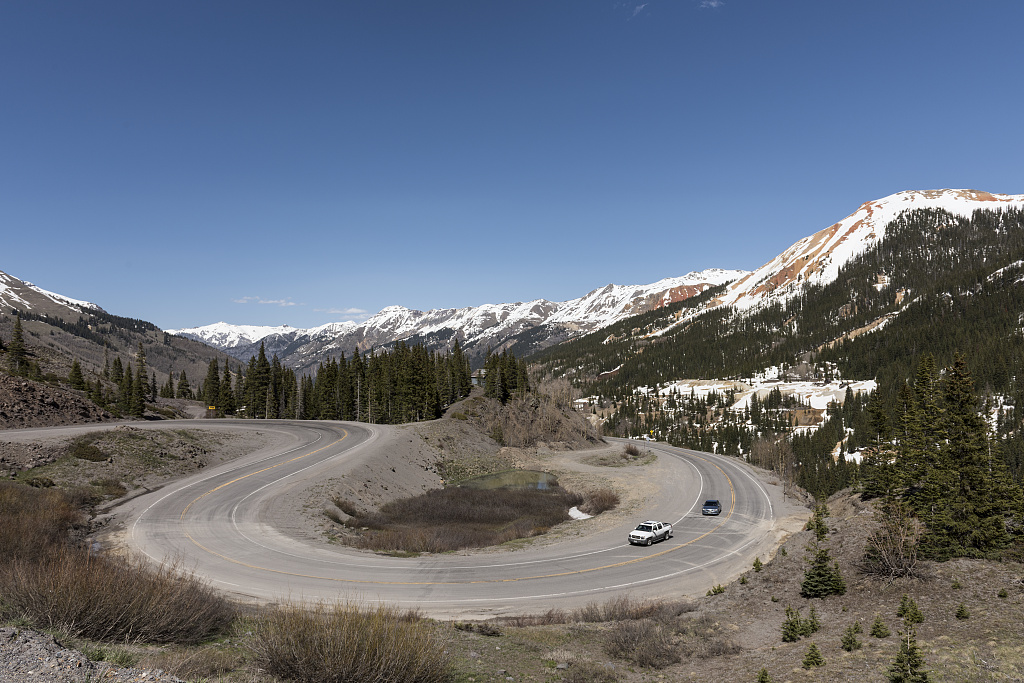 Red Mountain Overlook on Million Dollar Highway Colorado