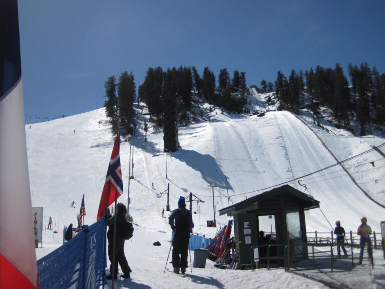 Poma surface lift at Howelson Hill ski area in Steamboat Springs