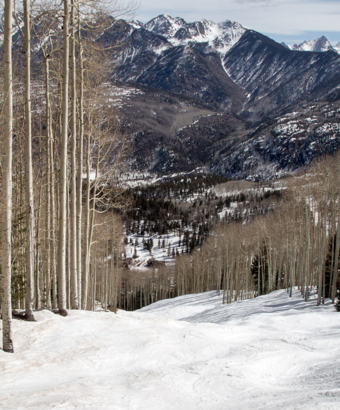 ski trail at Purgatory Ski Resort in Colorado