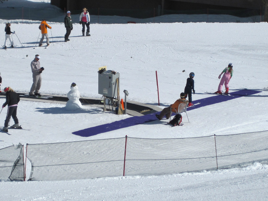 surface carpet lift at Copper Mountain Ski Resort