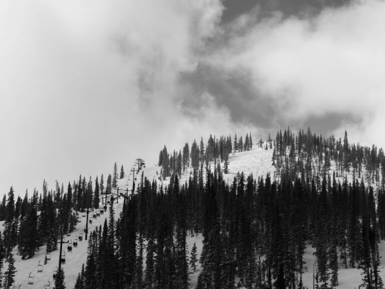 double chairlift at Monarch Mountain ski resort in Colorado