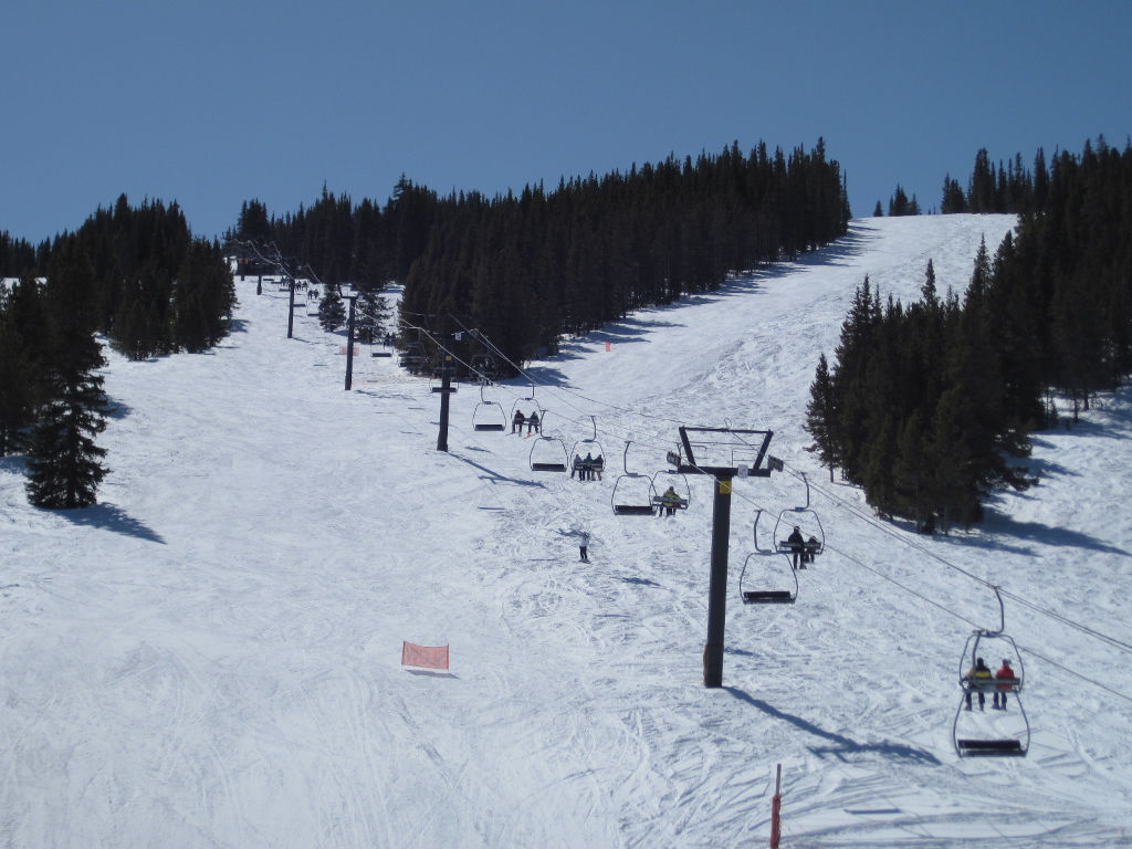 Piney Basin Triple Chairlift at Ski Cooper