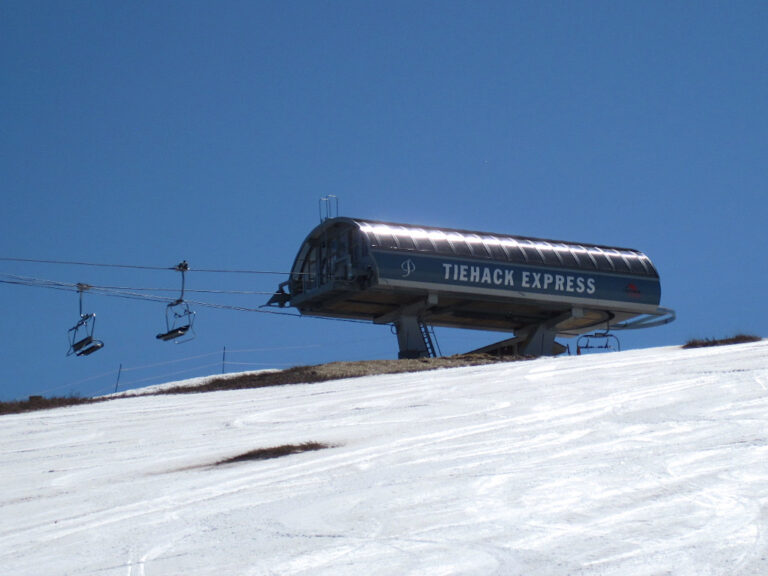 Tiehack Express chairlift at Buttermilk Ski Resort