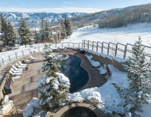 Timberline Condominiums at Snowmass during winter