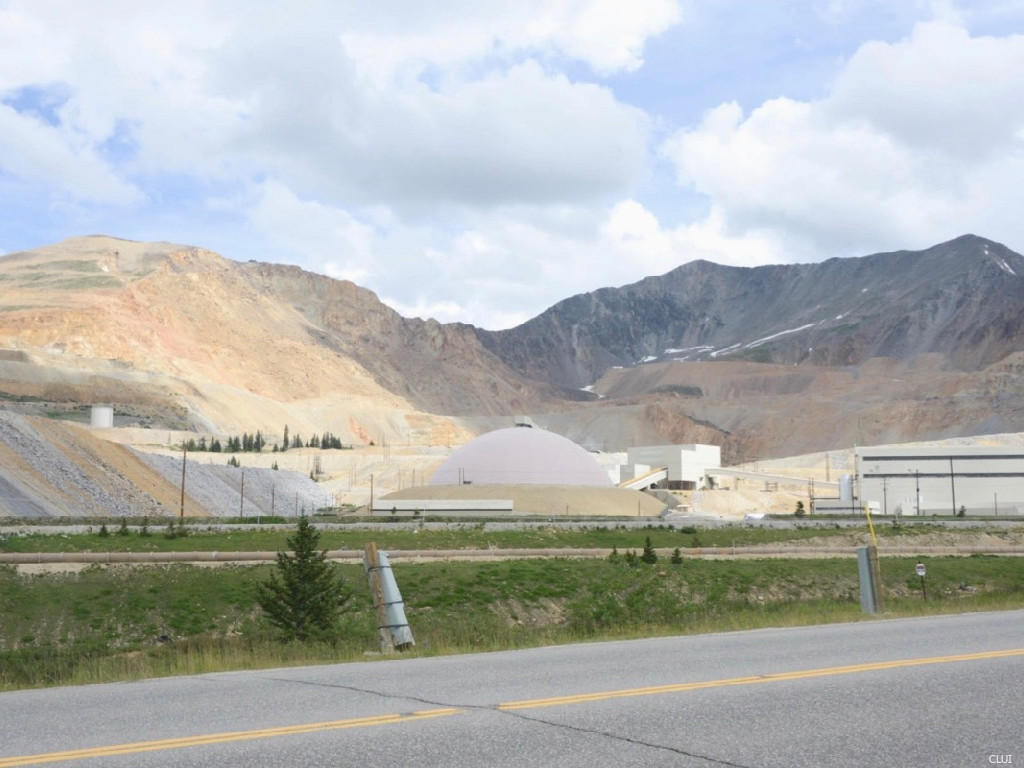 Climax Mine on Fremont Pass with mine and highway