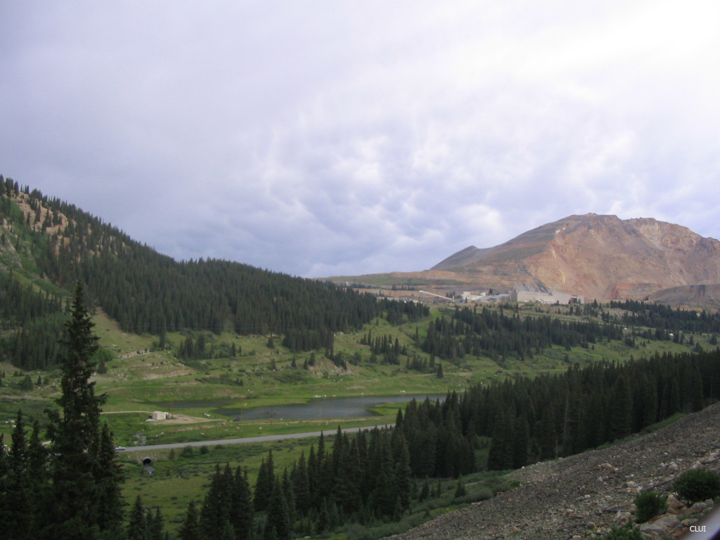 Fremont Pass with Climax Mine and South Fork of the Arkansas River