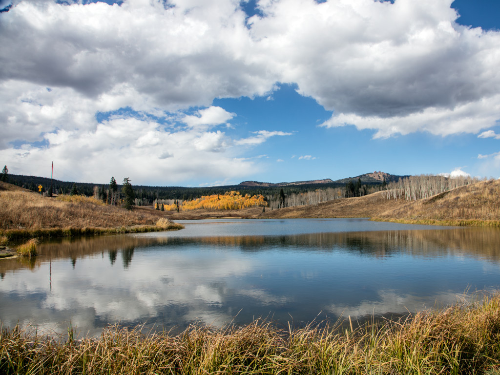 Muddy Pass Lake near Muddy Pass in Colorado on Continental Divide