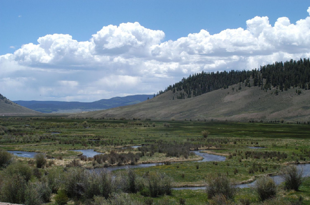 Cochetopa Creek as seen from North Pass aka North Cochetopa Pass