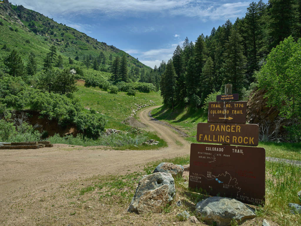 The Colorado Trail near Waterton Canyon