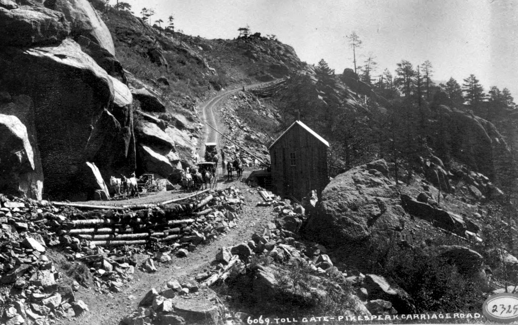 1800s pikes peak toll road gate