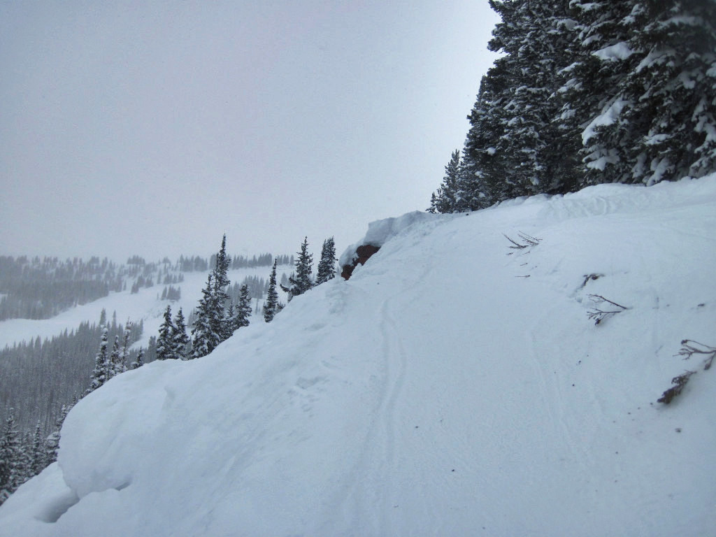 top of the Prima Cornice at Vail