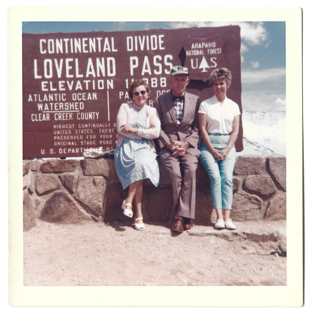 full scan of Loveland Pass Continental Divide Sign 1965 Photograph #CL-J65RB