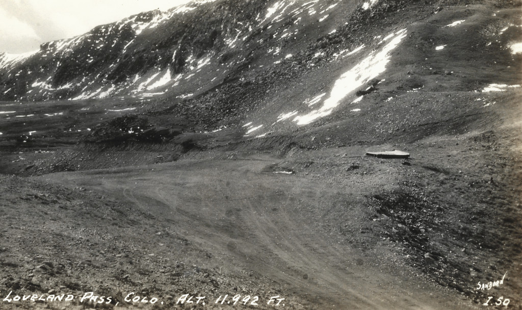 Loveland Pass summit photo from sometime likely early 1930s