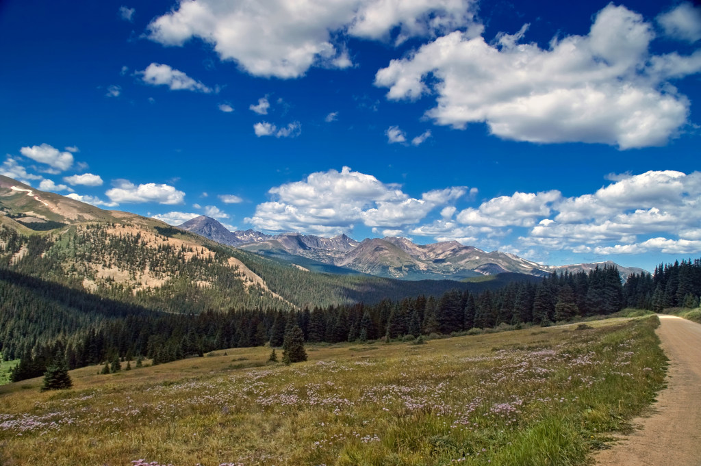 Boreas Pass looking north towards Breckenridge