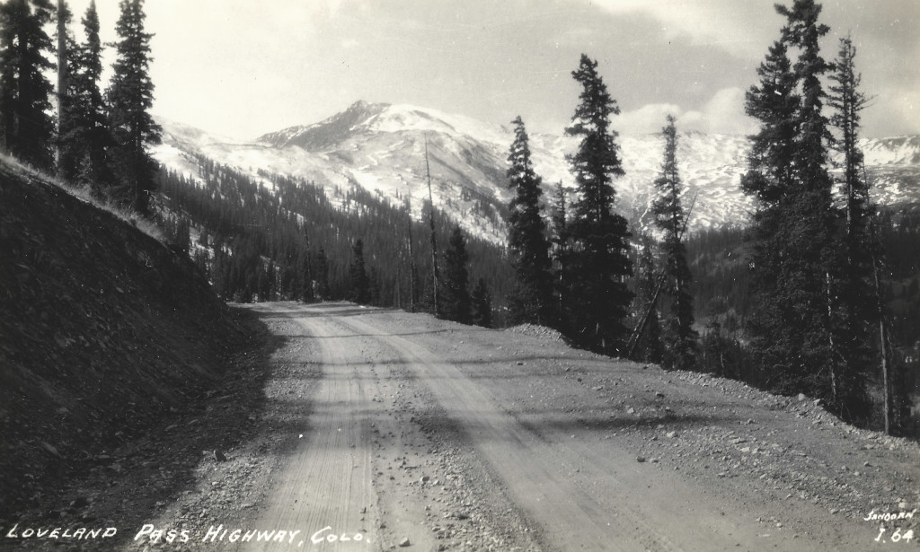 loveland pass historic photo from eastern side circa 1930s