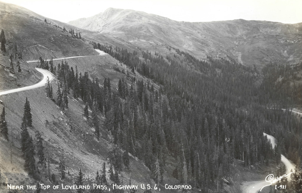 loveland pass historic photo circa 1940