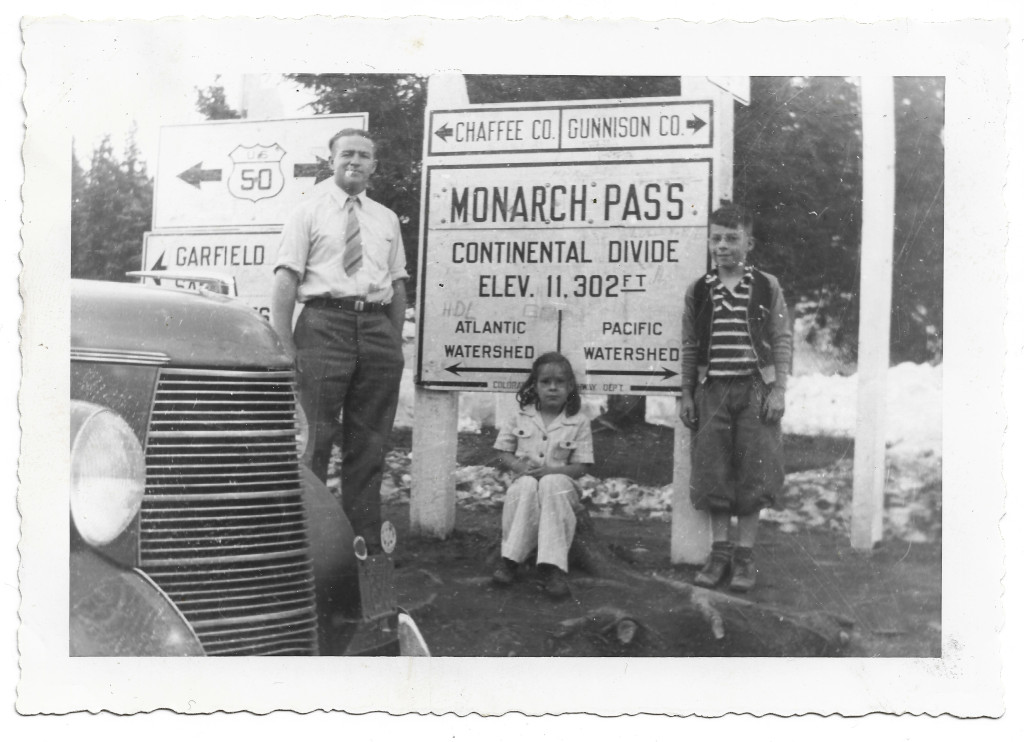 full scan of monarch pass historical photograph CMO-697J from circa 1940s