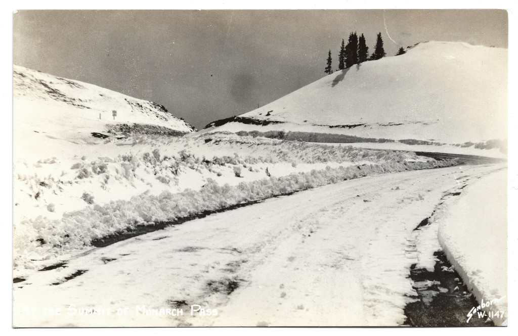 full scan of Monarch Pass postcard CMO-W-1147