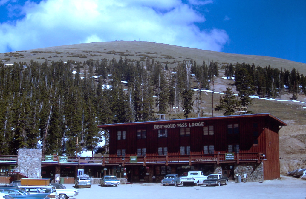 Berthoud Pass Lodge in 1964 from slide CB-64A7